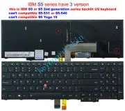100% New for lenovo IBM Thinkpad S5,S5 2nd generation laptop keyboard US backlit