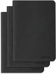 Orbitkey Notebook | An A5 Notebook with Lined Pages | Printed with Soy Ink on Recycled FSC-Certified Paper and Bound with Cotton Thread | Compatible with Compendium A5