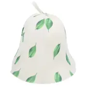 Lurrose Sauna Hat Wool Felt Hats Sauna Cap Bathhouse Shower Cap Sauna Cover f...