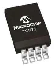 8x Microchip TEMPERATURE CONVERTER ICS -55 To +125°C 8-Pins, ±3°C SOIC Digital