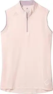 [adidas] Women's Gradient Zip Sleeveless Polo Shirt