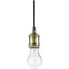 Sunlite Hanging Socket Pendant Vintage Antique Fixture Antique Bronze Socket