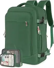 FALARK INC Carry on Travel Backpack, 40L Large Flight Approved Traveling Backpack with luggage Structure for Women