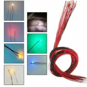 20X 7 Colors Mini Bulbs Pre Wired 1206 Pre-soldered Micro-LEDs Street Lights