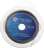 Stainless Steel Wire Leader Trace Fishing Line Accessories Braided Line 60-120LBS - 100LBS