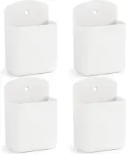 4 Pcs Remote Control Holde Wall Mount, TV Controller Holder, Self Adhesive Remot