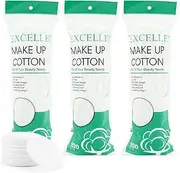 100% Cotton Rounds for Face, Makeup Remover Pads for Face 300 Count Premium Organic Cotton Rounds, Pearl Cotton Sheet,Hypoallergenic,Lint-Free for Face Cleansing, Applying Facial Toner & Nail Polish