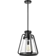 Nuvo Lighting 60/7553 Everett 1 Light 14 inch Matte Black Pendant Ceiling Light