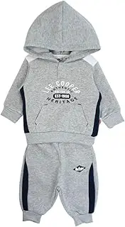 [LEE COOPER] Baby Boys Jogging Bébé Garçon Tracksuit, GRIS, 3 Months, grey, 3 Months