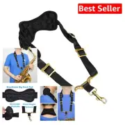Padded Saxophone Neck Strap with Washable Neck Pad - Ultimate Comfort H09