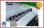 (2x) Jeep OVERLAND Hood Vinyl Decals Graphics Stickers JT 2019 - 2025 FK2N0
