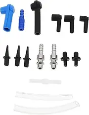 Zerodeko Brake System Bleeding Tool Sturdy Plastic and Alloy Oil Bleeding Kit Leak Prevention for Car Models