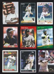 BARRY BONDS (25) card oddball lot - 1993 O-Pee-Chee, 1991 Studio, 1993 Select ++