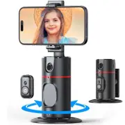 Auto Tracking Phone Holder,360° Rotation Phone Camera Mount Smart Shooting Tr...