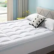 3 Inch Pillowtop Mattress Topper and Pad Combo, 2 Inch Egg Crate Foam Mattress Topper, 1 Inch Plush Mattress Pad, Certified Safe Foam and Fabric, Full