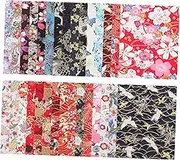 ARTIBETTER 30Sheets Patchwork Fabric Bundle DIY Quilting Crafts Soft Breathable Material for Sewing Crafting Ornament Making Comfortable Texture for Unique Decorations