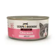 Leaps & Bounds Chicken In Jelly Kitten Can 85gx12