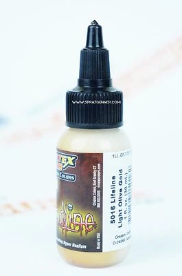 1oz Createx Illustration Colors Lifeline Light Olive Gold 5016 Airbrush Paint