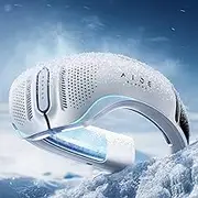 RANVOO AICE LITE Plus 2025 Max Cooling Airflow [No.1 Coolest & Most Durable] Neck Air Conditioner, Ultimate Immersive Personal AC 6,000 mAh Rechargeable Neck Fan Blow Cold Air, Gifts for Mom, White