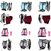 Adjustable Mesh Rabbit Harness Vest Leash Rope Mouse Bunny Squirrel Hamster