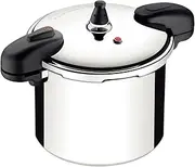 [Tramontina] 24 cm Valência Polished Aluminum Pressure Cooker, 10 Litre Capacity