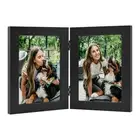 , 5x7 Double Picture Frame Hinged 2 Photos Frame Collage, Desk Picture Frame w
