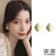 【00:00】韓國設計S925銀針幾何方形金屬片造型復古耳環