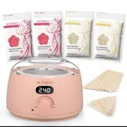 Digital Wax Warmer Kit for Hair Removal at Home for Women Sensitive Skin New