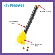 Brightkins Magic Wand Treat Dispenser - Bolt