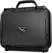 VAULTEK LifePod XR Series Biometric Weatherproof Locking Case Modular Interior Secure Rugged Portable Electronic LockBox with Backlit Keypad (Special Edition Covert Black)