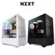 NZXT 美商恩傑 H5 Flow RGB 黑/白 ATX/卡長36.5/U高16.5/玻璃透側/電腦機殼