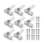 8PCS Blocker Jammer Restrictor Window Sash Button Lock Security Privacy UPVC