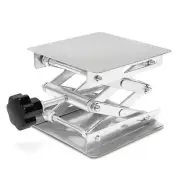 Wisamic Lab Jack Scissor Stand Platform 4x4 inches Stainless Steel Lift Stand...