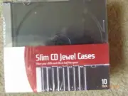 2 ITEMS - PACK OF 10 NEW DVD/CD JEWELL CASES AND 75 DVD/CD SLEEVES