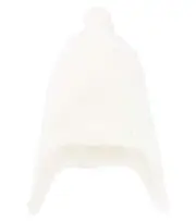 [Tartine et Chocolat] Tartine et Chocolat Baby cotton, wool and cashmere beanie III white