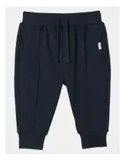 [Sprout] Pin Tuck Trackpants in Navy