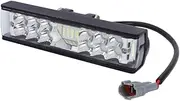 motoparty Headlight Kit for Sur-Ron and Segway X260, Plug and Play,Easy to Install and Use,High Transmittance,Farther and Wider View(6.14 Inch LED Light Bar,with plug)