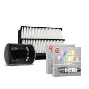 NGK Platinum Spark Plugs & Air Oil Filter for Holden Monaro CV8 V2 Statesman WH