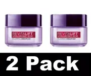 2 x Loreal Paris Revitalift Hyaluronic Acid - Plumping Day Cream 15ml BRAND NEW