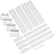 4-PACK Integrated Fridge Door Brackets,SHUOMAO Integrated Freezer Fridge Door Mounting Universal Sliding Bracket Fixing Kit,Refrigerator Parts Accessories