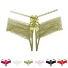 Open Crotch Lace Panties for Women with Adjustable Straps in Various Colors