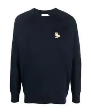chest logo-patch sweatshirt XXS Black