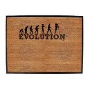Evolution Painter Decorator - Funny Novelty Doormat Man Cave Floor mat