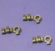 3 THROTTLE ROD CARB LINKAGE CLIPS 1/4" RT CHEVY CAMARO RS CHEVELLE SS NOVA