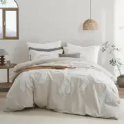 Tufted Boho Duvet Cover, 3 Pieces Duvet Cover Sets, Luxury Geometric Textured...