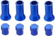 PENIKOKO 8pcs Aluminum Alloy Tire Valve Caps Stem Covers for Cars Motorcycles Easy Installation Vibrant Colors Fit for Vehicles