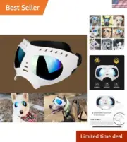 Durable Tactical Dog Sunglasses for Large Breeds - UV Resistant & Fog Dispersing