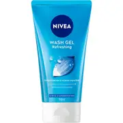 NIVEA Refreshing Face Wash Gel (150ml), Invigorating Face Wash with Vitamin E & Lotus Flower, Hydrating Face Cleanser for Normal & Combination Skin