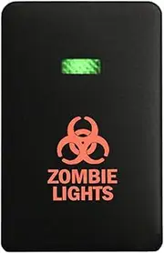 12V ZOMBIE LIGHTS Push Button Switch LED green red On-Off for Mitsubishi Pajero Sport QE Triton MQ MR Outlander ZK Mirage LA