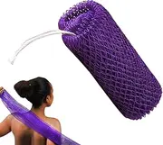 African Net - Skin Smoothing Scrubber | Body Exfoliator Bath Sponge for Neck Back Arm Foot Leg Daily Care Travel Bathroom